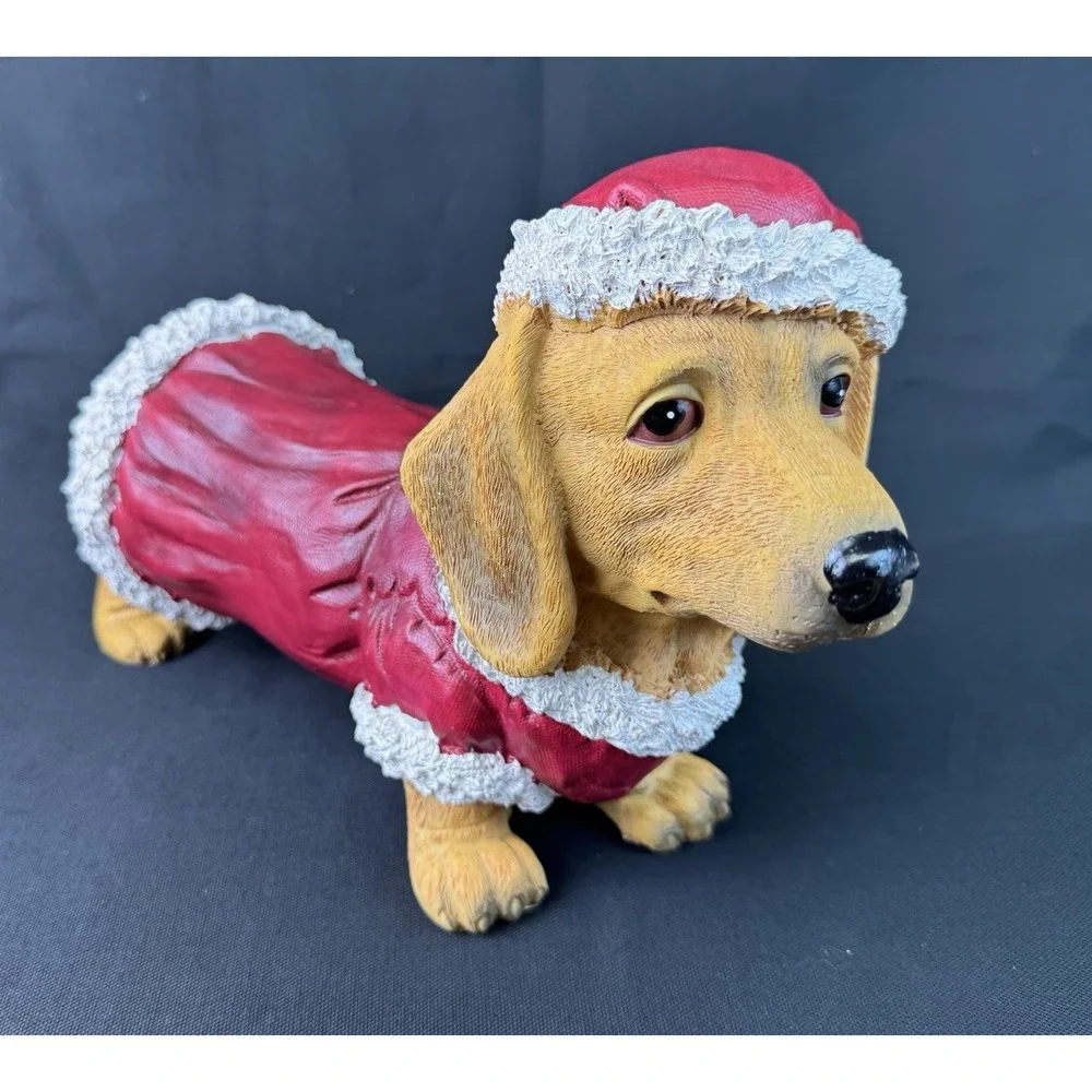 2012 Cracker Barrel Snow Friends Holiday Dachshund Dog Figurine